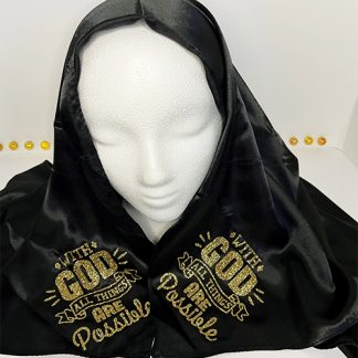 Black And Gold Scarf