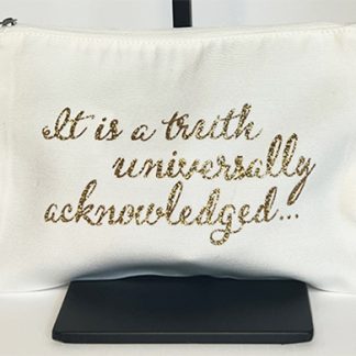 It is a truth universally acknowledged - Small Cosmetic Bag